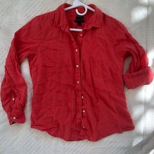 JCrew Baird McNutt Irish Linen Blouse